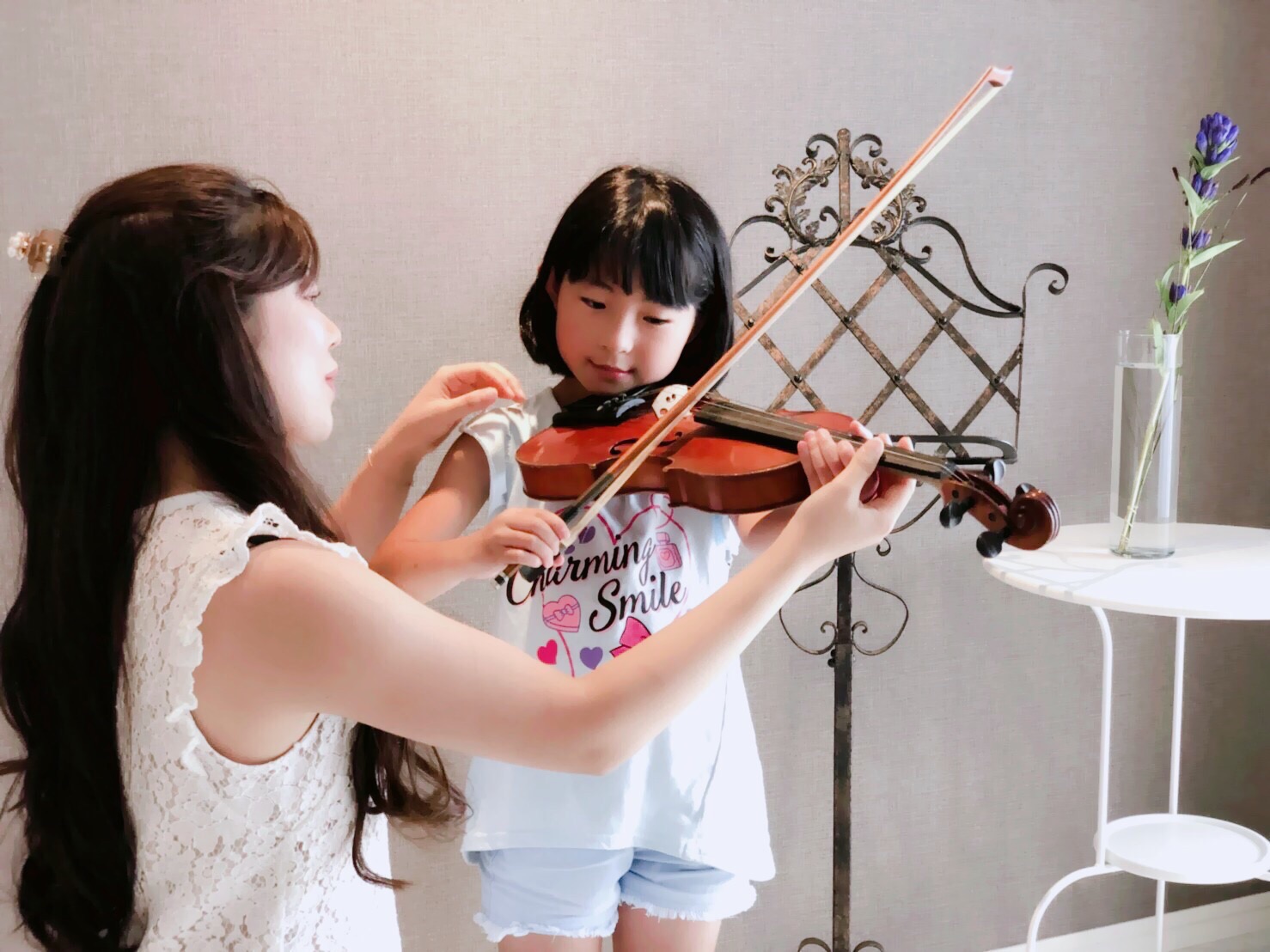 lesson violinist Sachiko Nogami